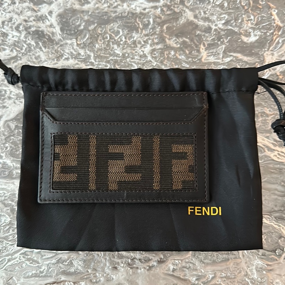 Authentic fendi cardholder